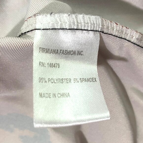 Lily by Firmiana Womens Tunic Top Short Dress 2X Boho Animal Print Patchwork - Picture 5 of 6